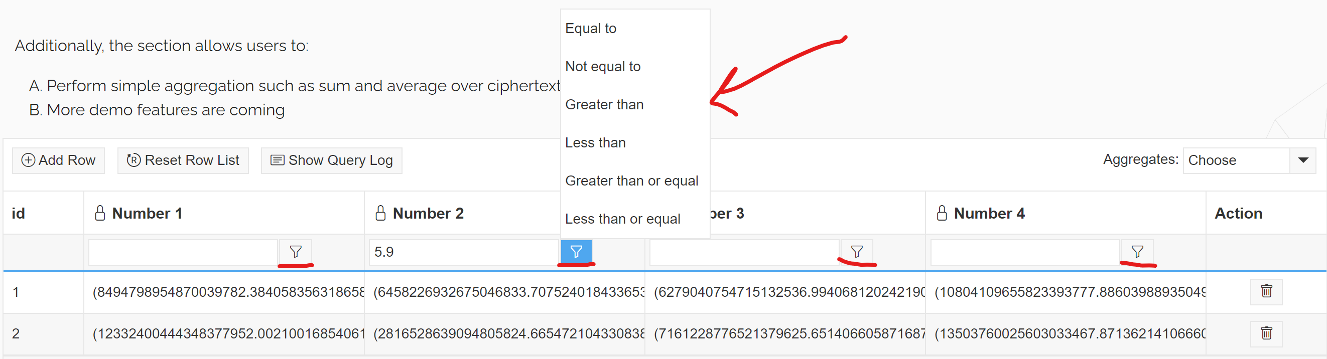 Edit any existing single row